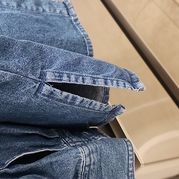 Christmas Denim Shirt. Long Sleeve, women's SizeXXL - Picture 10 of 12